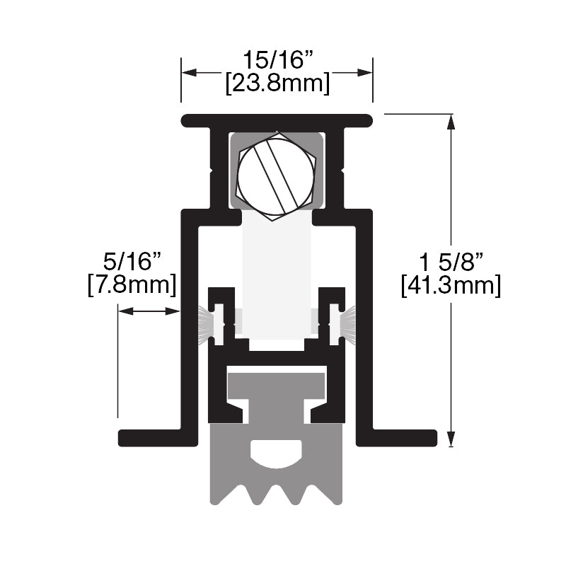 Automatic Door Bottom (9/16")