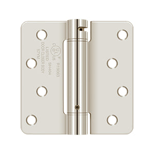 4" x 4" x 1/4" Spring Hinge, UL Listed