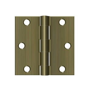 Deltana Solid Brass 3" x 3" - Square Hinge