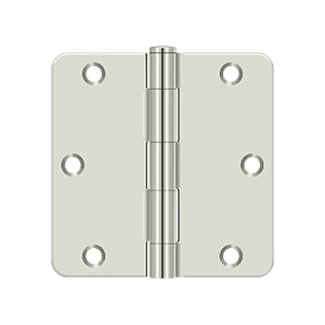 3-1/2" x 3-1/2" x 1/4" Radius Hinge, Residential Thickness