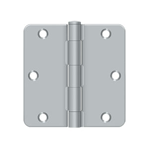 3-1/2" x 3-1/2" x 1/4" Radius Hinge, Residential Thickness