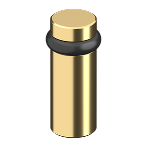 Round Universal Floor Bumper 3", Solid Brass