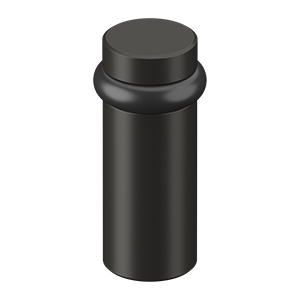 Round Universal Floor Bumper 3", Solid Brass