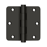 3-1/2" x 3-1/2" x 1/4" Radius Hinges