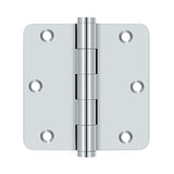 3-1/2" x 3-1/2" x 1/4" Radius Hinges