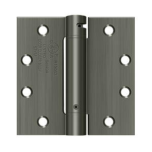 4-1/2" x 4-1/2" Spring Hinge, UL Listed