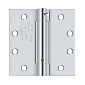 4-1/2" x 4-1/2" Spring Hinge, UL Listed