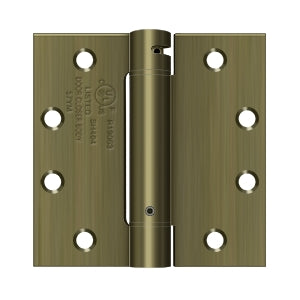 4-1/2" x 4-1/2" Spring Hinge, UL Listed