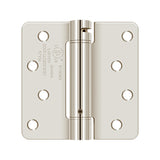 4" x 4" x 1/4" Spring Hinge, UL Listed