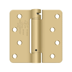 4" x 4" x 1/4" Spring Hinge, UL Listed