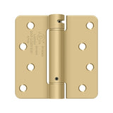 4" x 4" x 1/4" Spring Hinge, UL Listed