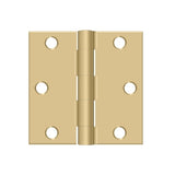 Deltana Solid Brass 3" x 3" - Square Hinge