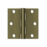 Deltana Solid Brass 3" x 3" - Square Hinge