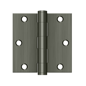 3-1/2" x 3-1/2" Square Hinge, HD