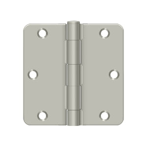 3-1/2" x 3-1/2" x 1/4" Radius Hinge, Residential Thickness