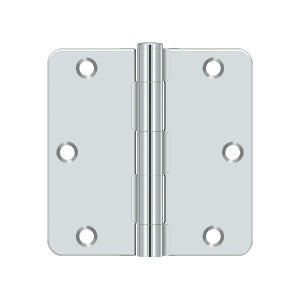 3-1/2" x 3-1/2" x 1/4" Radius Hinge, Residential Thickness