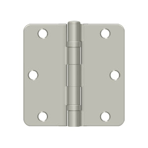 3-1/2" x 3-1/2" x 1/4" Radius Hinge, Ball Bearing