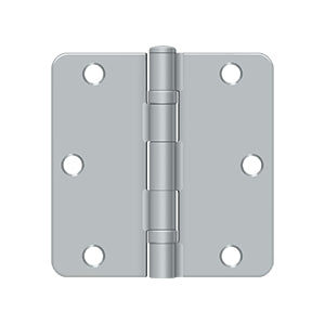 3-1/2" x 3-1/2" x 1/4" Radius Hinge, Ball Bearing