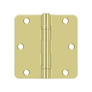 3-1/2" x 3-1/2" x 1/4" Radius Hinge, Ball Bearing