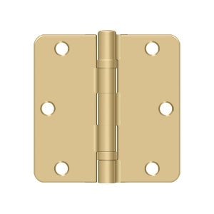 3-1/2" x 3-1/2" x 1/4" Radius Hinge, Ball Bearing
