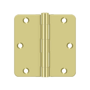 3-1/2" x 3-1/2" x 1/4" Radius Hinge, Residential Thickness