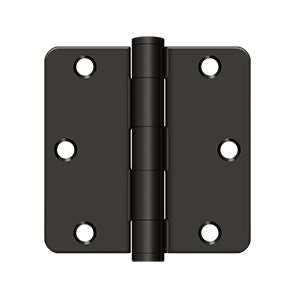 3-1/2" x 3-1/2" x 1/4" Radius Hinge, HD