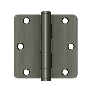 3-1/2" x 3-1/2" x 1/4" Radius Hinge, HD