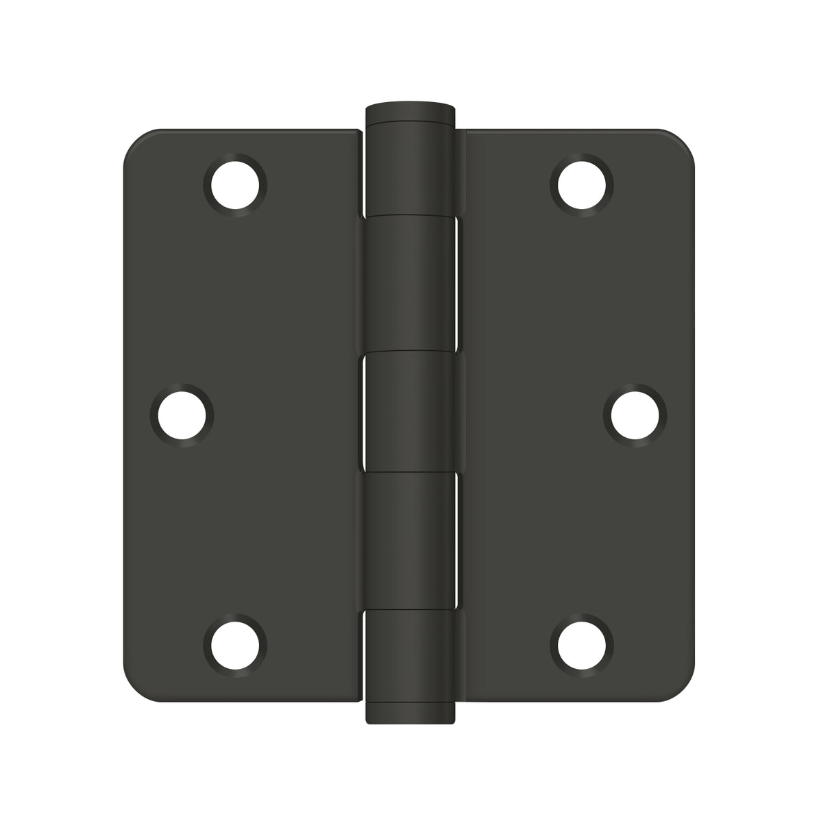3-1/2" x 3-1/2" x 1/4" Radius Hinge, HD