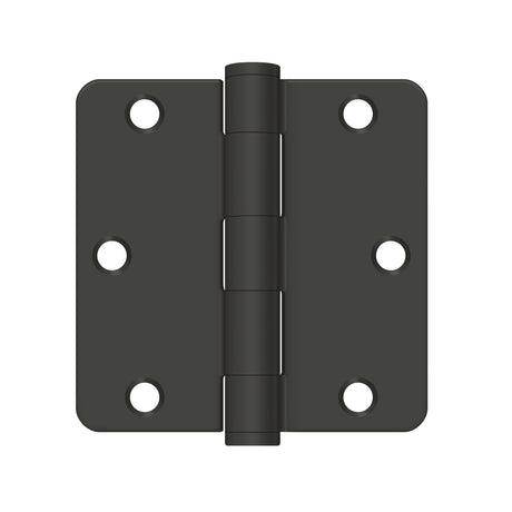 3-1/2" x 3-1/2" x 1/4" Radius Hinge, HD