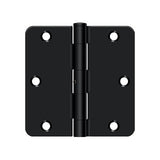 3-1/2" x 3-1/2" x 1/4" Radius Hinge, Residential Thickness