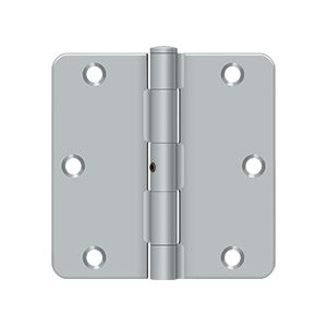 3-1/2" x 3-1/2" x 1/4" Radius Hinge, Residential Thickness