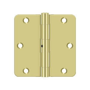3-1/2" x 3-1/2" x 1/4" Radius Hinge, Residential Thickness