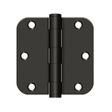 3-1/2" x 3-1/2" x 5/8" Radius Hinge HD