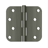 4" x 4" x 5/8" Radius Hinges