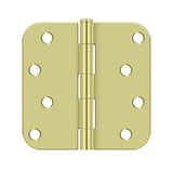 4" x 4" x 5/8" Radius Hinges
